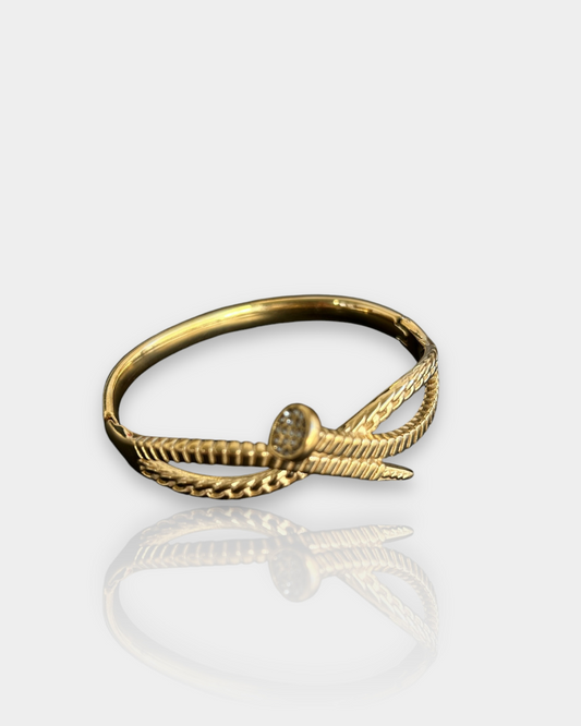 Pulsera Fuerza Dorada