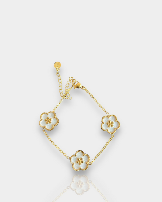 Pulsera Flor dorada